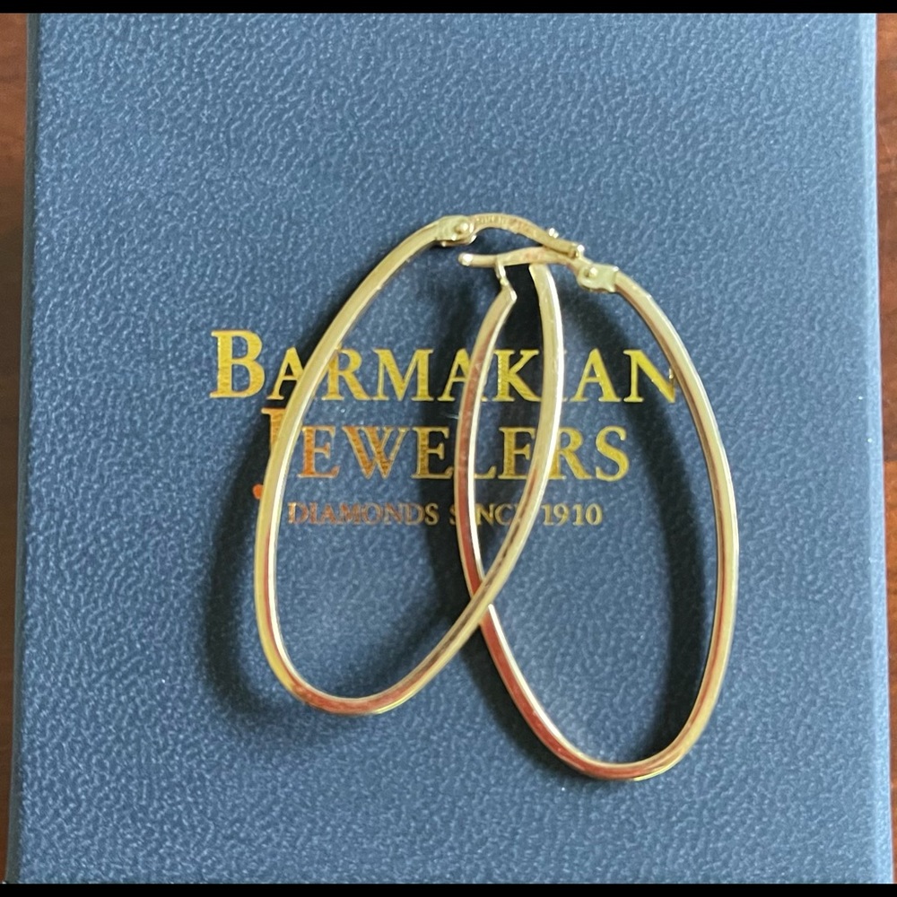 14k gold hoops